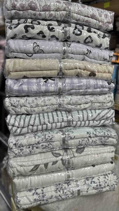 Різнокольорові муслінові комплекти постільної білизни Жатка-Муслін!