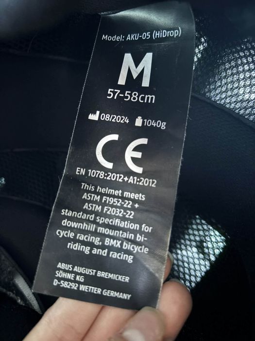 kask full face ABUS HiDrop (Aku-05 Hidrop)