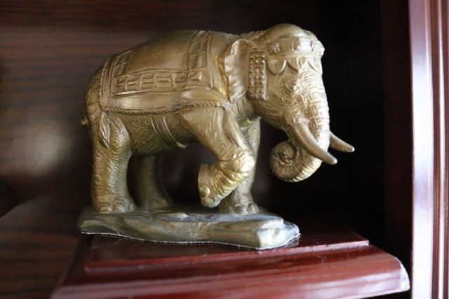 Animais em ferro maciço