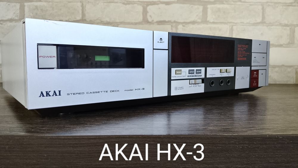 AKAI HX-3 Stereo Cassette Deck 1984