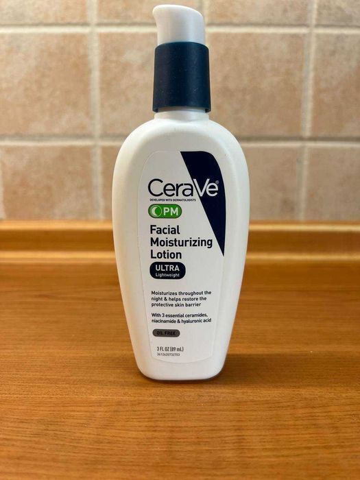 Нічний крем-лосьйон для обличчя CeraVe Facial Moisturizing Lotion PM (ніч), 89 мл оригінал