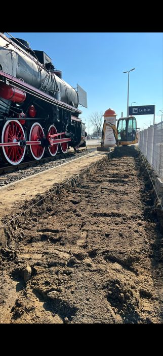 usługi minikoparka JCB 8018 cts