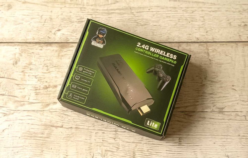 Konsola Game Stick LITE 4K | 20k GIER! | 2 Pady + Baterie GRATIS