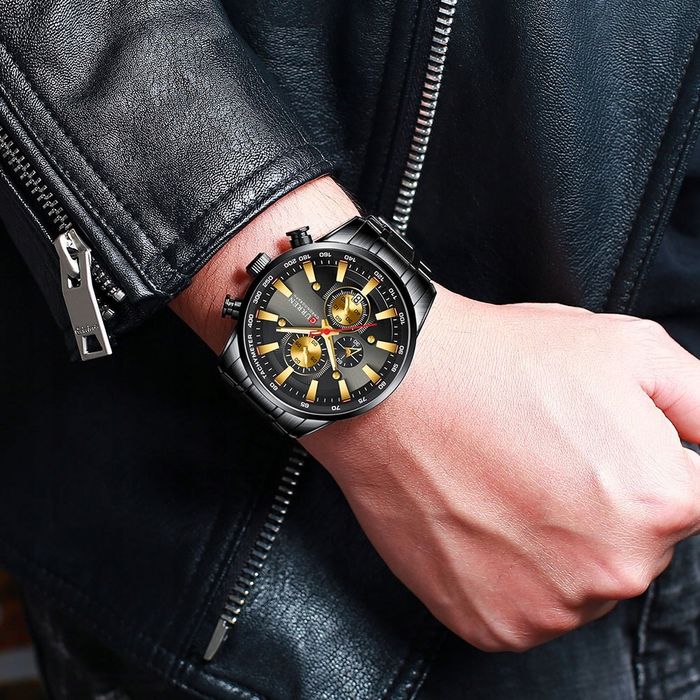 Zegarek Męski Curren Elegancki Chronograf Datownik