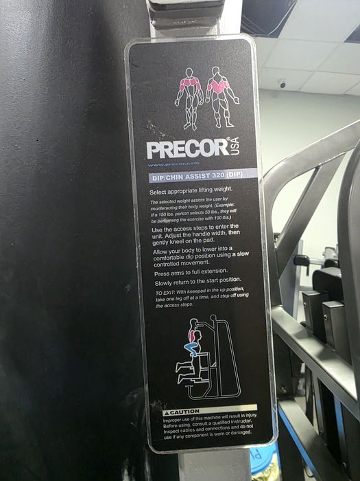 Icarian Assisted Chin Dip Maszyna asystent podciągania