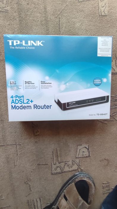 Oddam modem TP link
