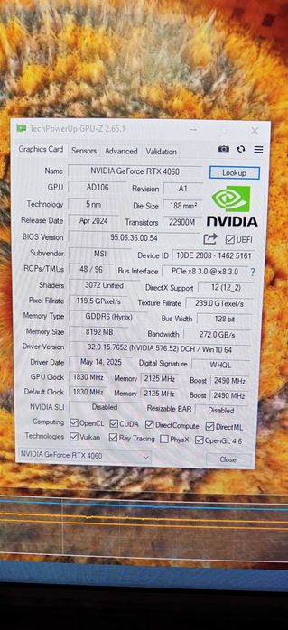 Ryzen 3600/B450/RTX 4060 8GB/DDR4 16GB ПК ігровий