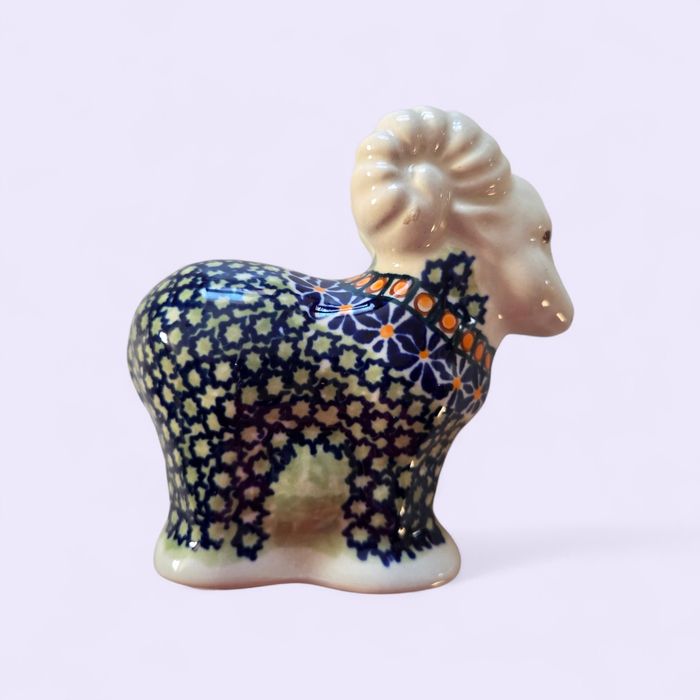 Ceramiczny baranek Bolesławiec