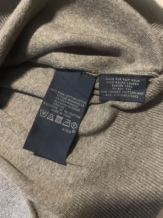 Сірий чоловічий светр Polo Ralph Lauren