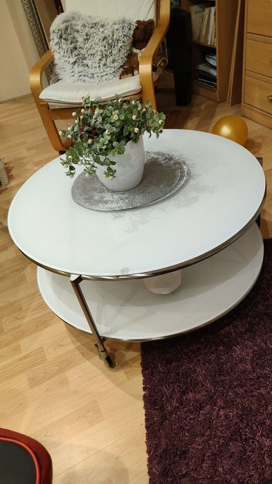 Stolik szklany z Ikei