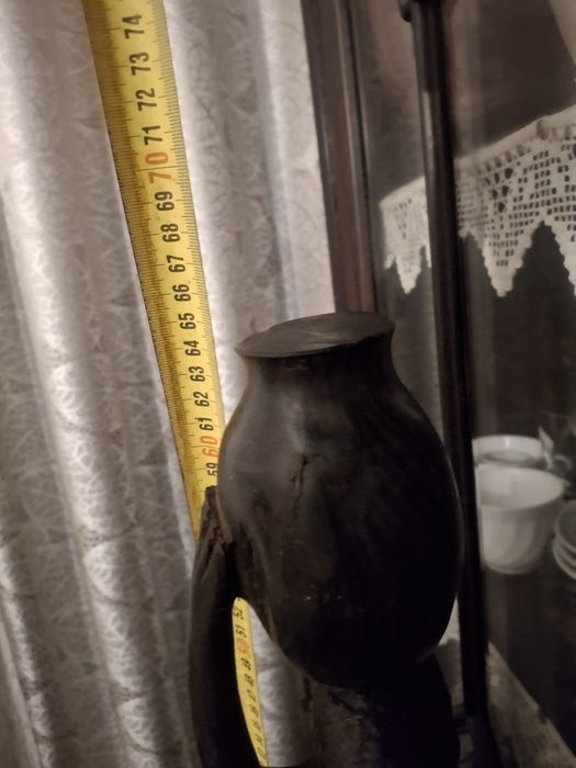 Escultura Africana maciça das Ex-Colónia Moçambique 1960's - Páu Preto 2/3 kilos  com 65cm