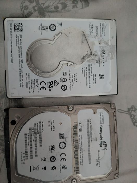 Лот жорстких дисків для ноутбуків 2.5 sata