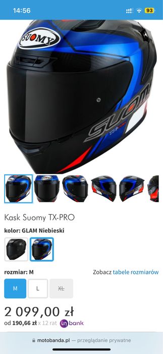 Kask motocyklowy Suomy TX-PRO carbon
