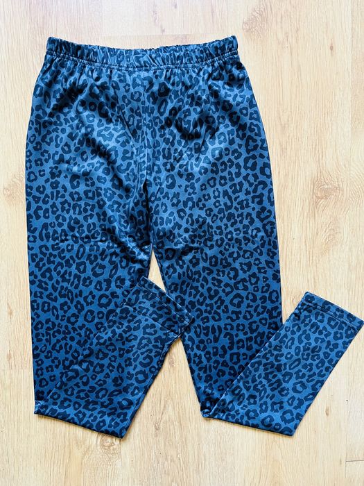Nowe leginsy panterka print zwierzęcy