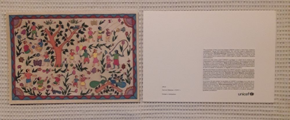 6 Postais UNICEF anos 90