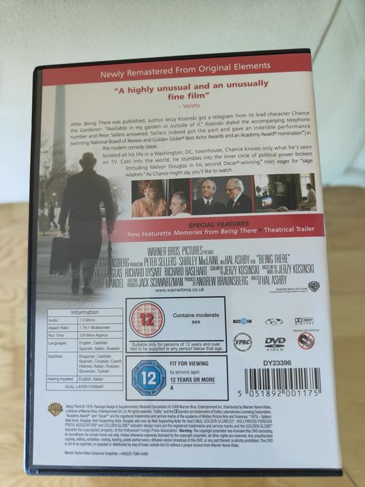 DVD Bem Vindo Mr. Chance (Being There), com P. Sellers