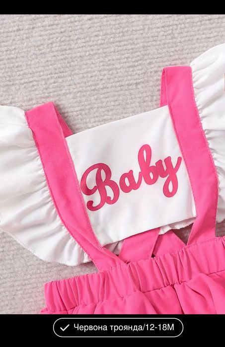 Сукня боді рожева