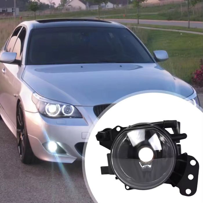 Противотуманки галогенки, решітки під М бампер bmw e60 е61