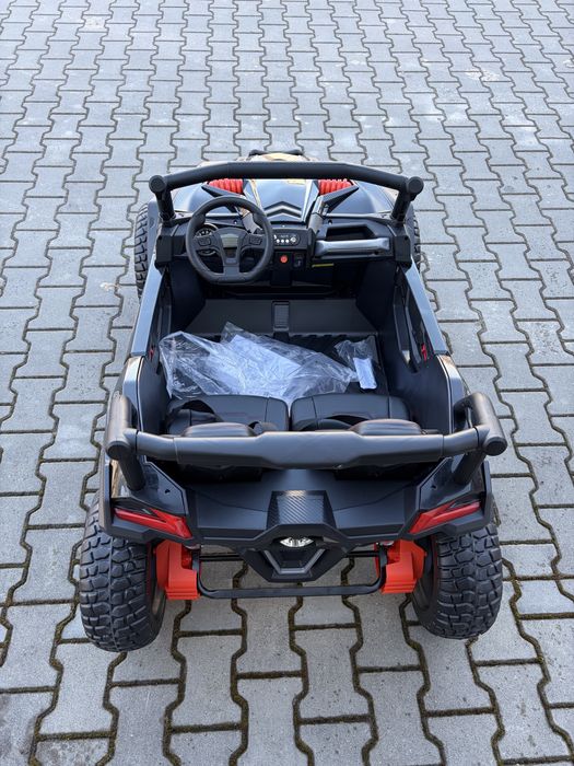 Auto na akumulator Quad Buggy UTV X3 Off-Road 4 x 200 W 24V Czarny