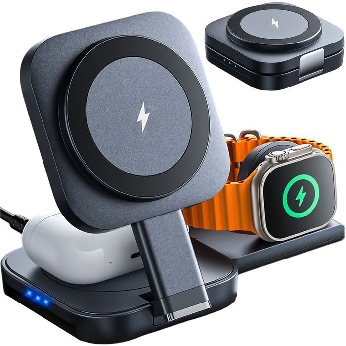 Ładowarka indukcyjna Qi Mag Safe 15W do iPhone Apple Watch AirPods