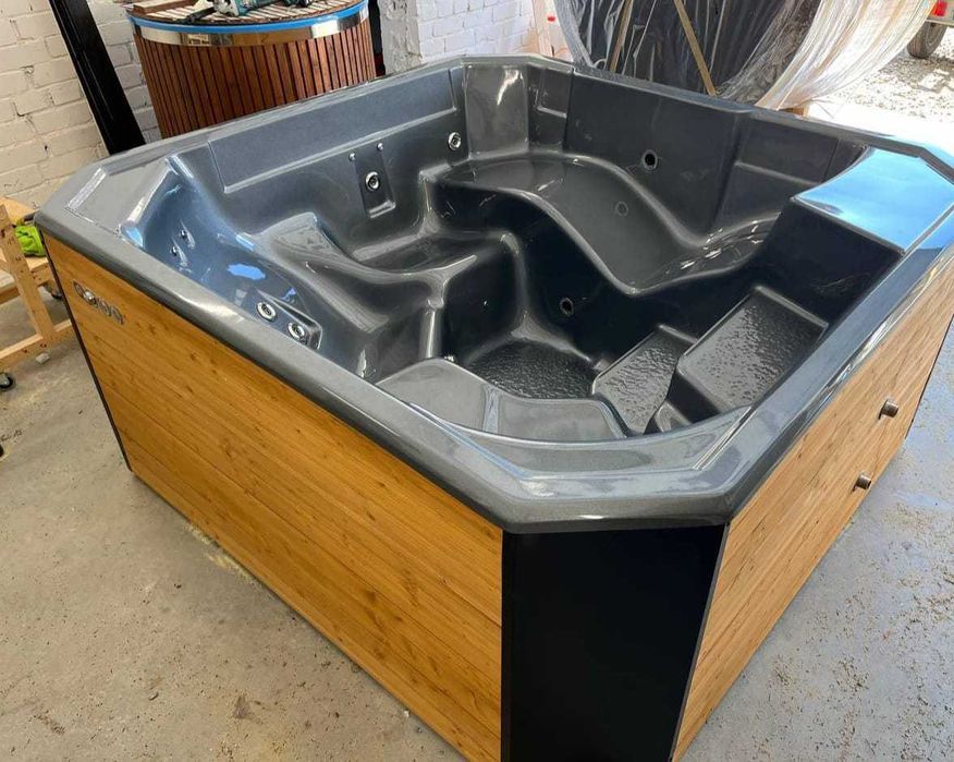 Balia ogrodowa klasy premium bania fińska wanna jacuzzi sauna SlowSpa