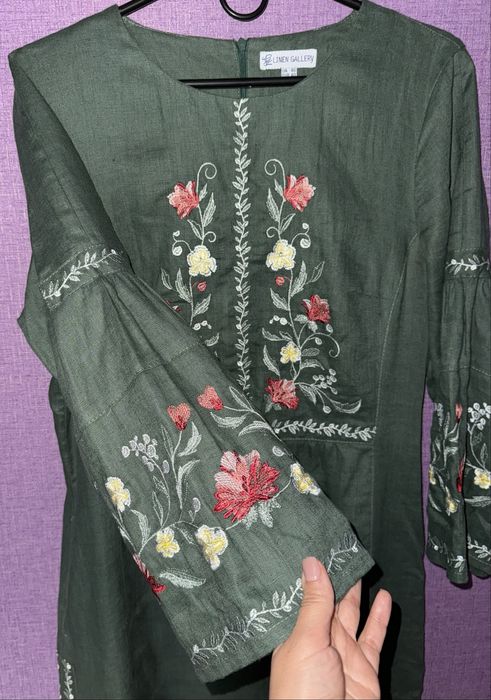 Жіноча вишита сукня, лляне плаття, вишиванка