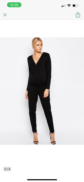 Mamalicious kombinezon maternity S Asos ciążowy