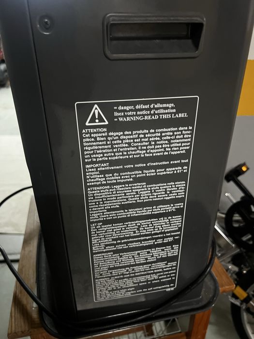 Aquecedor a parafina (injeção electronica)4000w