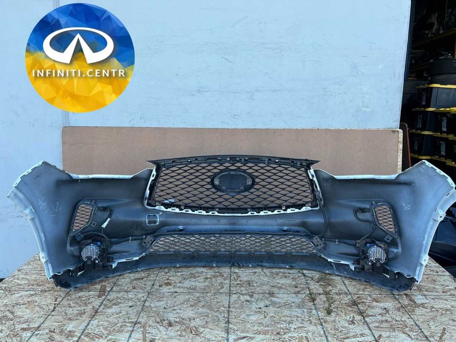 INFINITI QX50 2019-2023 БАМПЕР с решеткой и датчиками в сборе