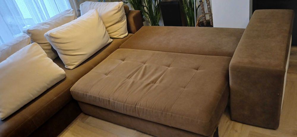 Kanapa narożna, narożnik rozkładany z funkcją spania