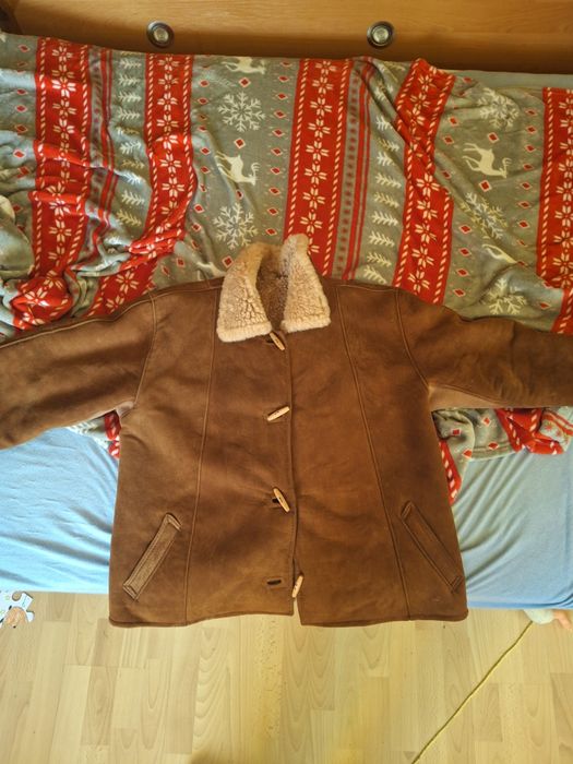 Płaszcz  z futerkiem