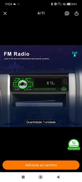 Som automotivo com Bluetooth LACRADO
