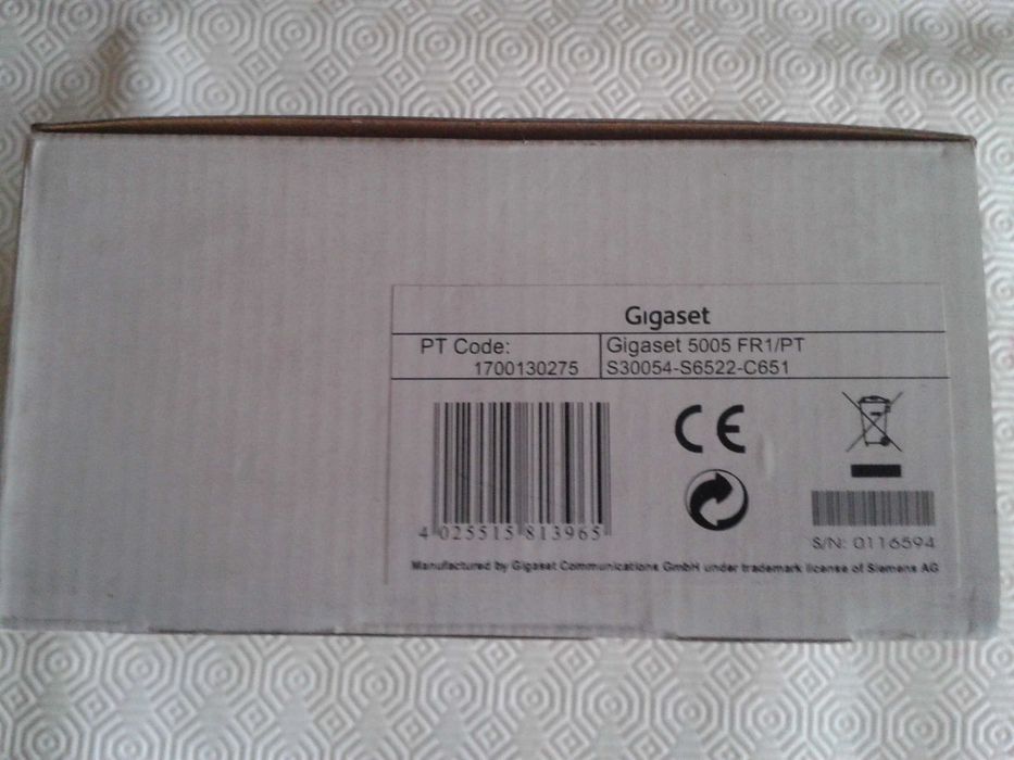 TELEFONE de mesa novo,Gigaset p.rede fixa, c.presente