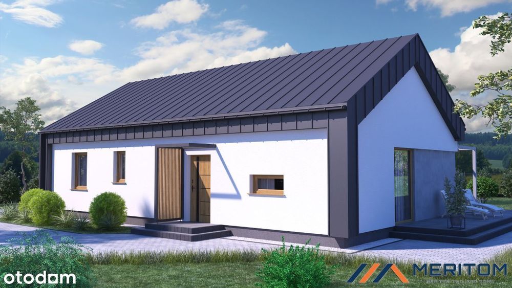 Wyjątkowy Dom Parterowy | Klasa Premium | Działka 1200m - stan surowy