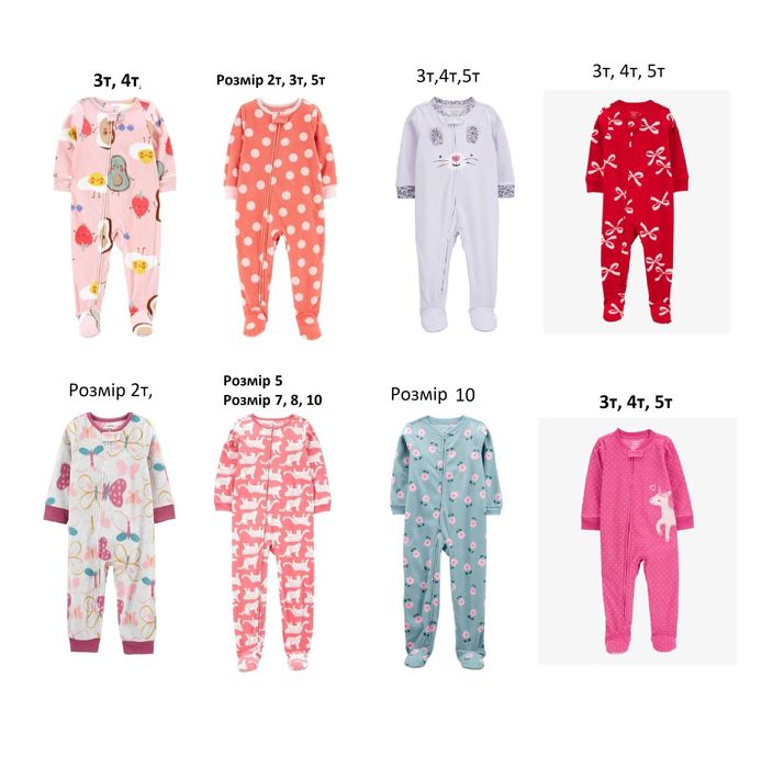 Флісовий чоловічок піжама картерс carters