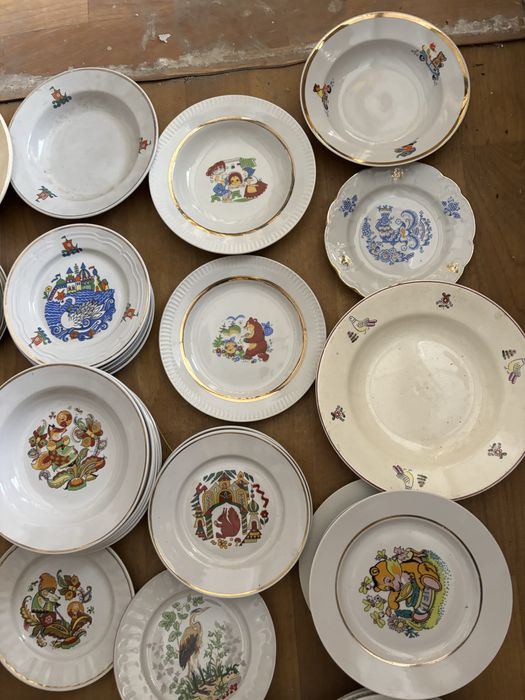 Дитячий посуд тарілки сервіз ссср тарелеи сервиз