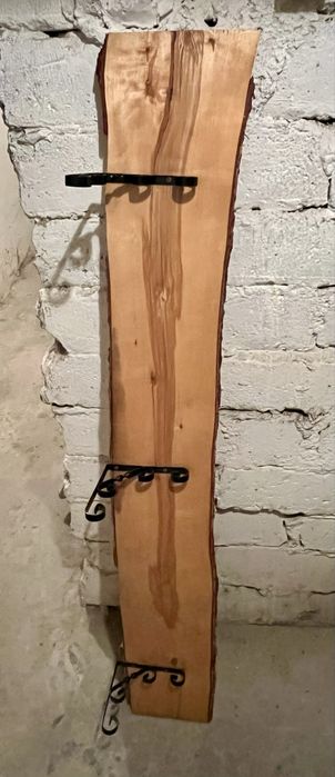 Półki z drewna loft