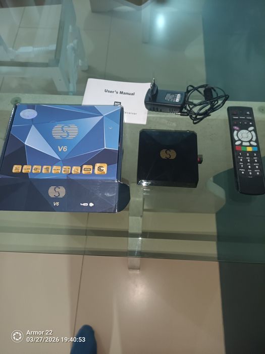 Skybox V6 S com pen WiFi