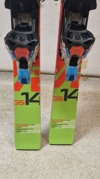 narty zawodnicze Volkl Racetiger Worldcup GS 148cm + Marker Race XCT10
