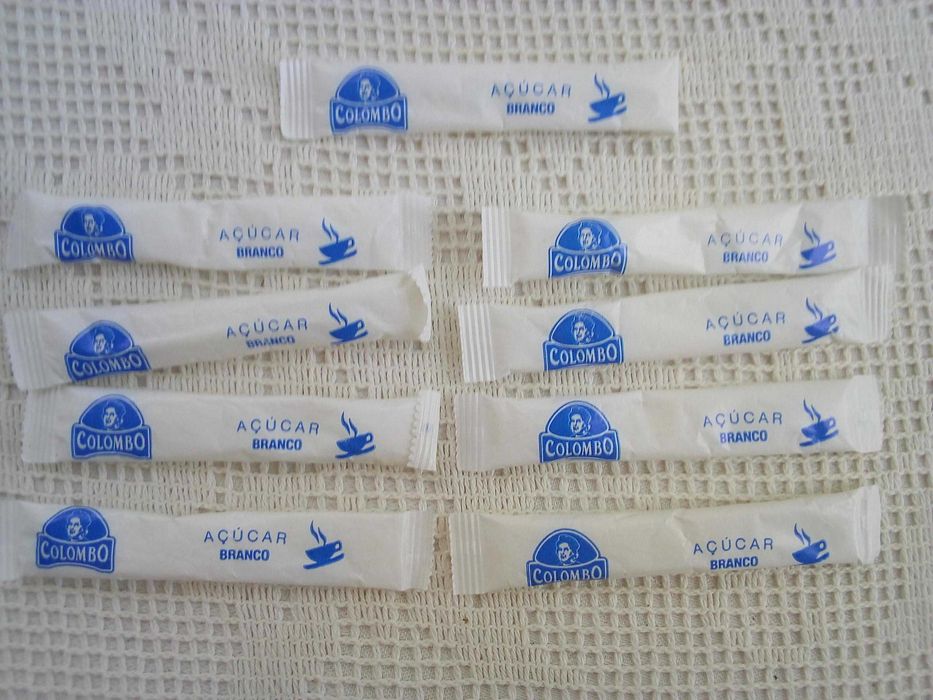 Pacotes de açúcar - Cafés Colombo
