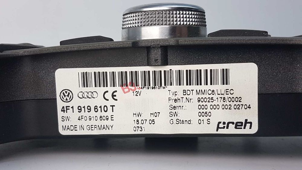 CONTROLE DO NAVEGADOR AUDI A6 AVANT (4F5) 2.0 TDI