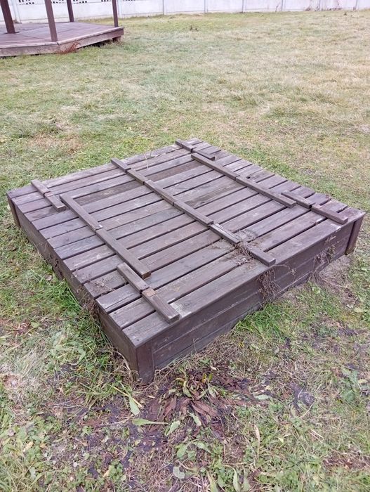 Piaskownica drewniana