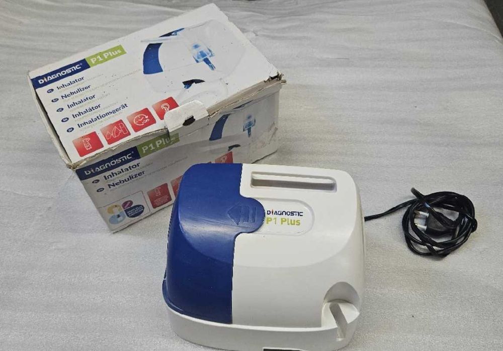 Inhalator kompresorowy DiagnosticP1Plus komplet – stan bardzo dobry