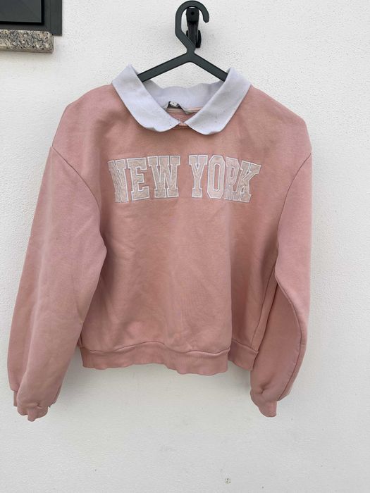 Sweatshirt New York Rosa XS / 34 / 6 – Perfeita e em ótimo estado