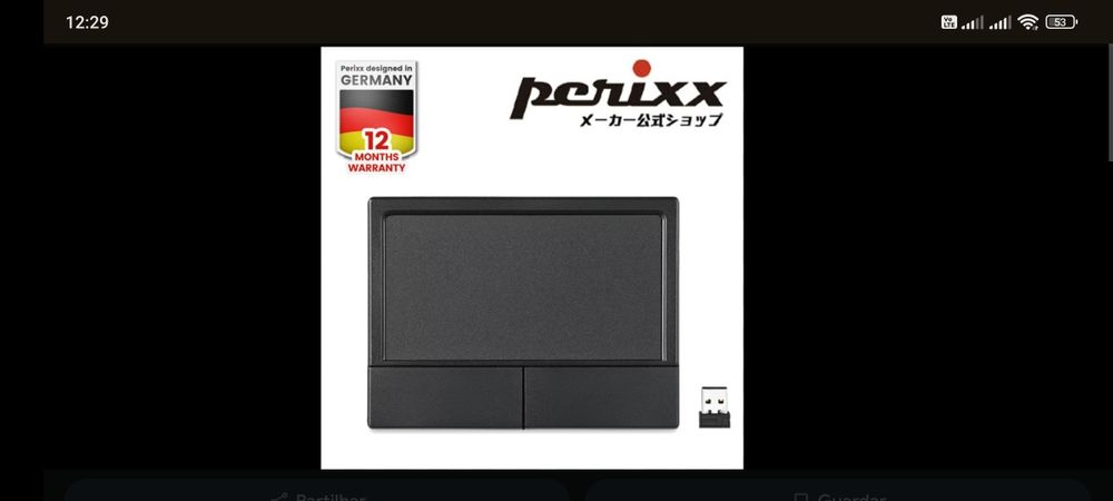 Perixx Peripad-704 Wireless 2.4GHz (Touchpad, Trackpad)