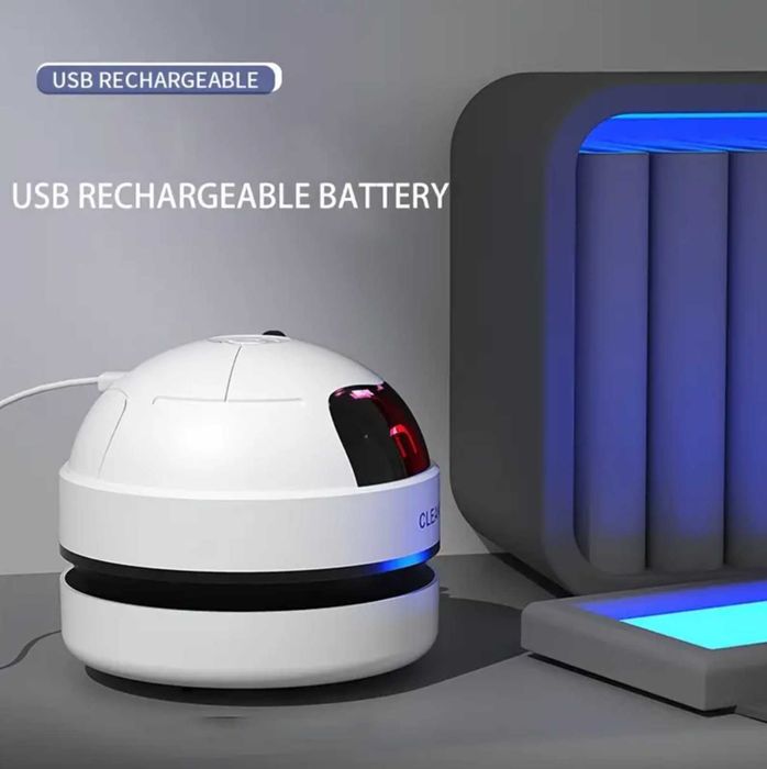 Przenośny mini odkurzacz do czyszczenia biurka akumulatorowy USB
