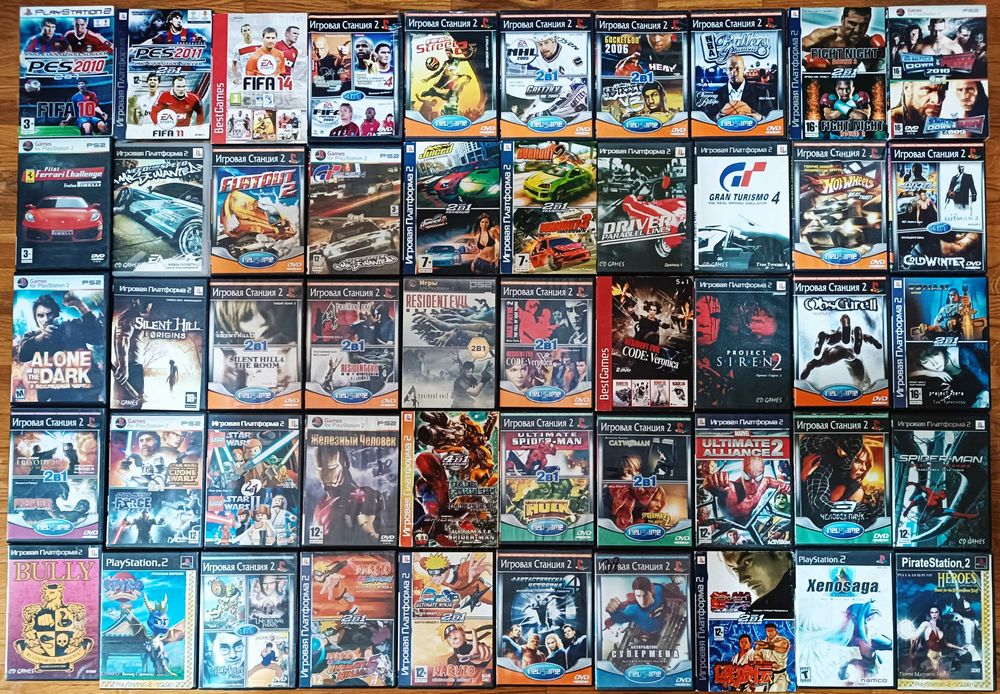 PS2Slim(Обмен Приставки/Игр-GTA/MK/NFS/Fifa/SilentHill/ResEvil)+2джоя!