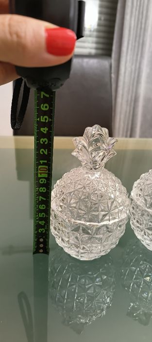 Decoração ananás em vidro