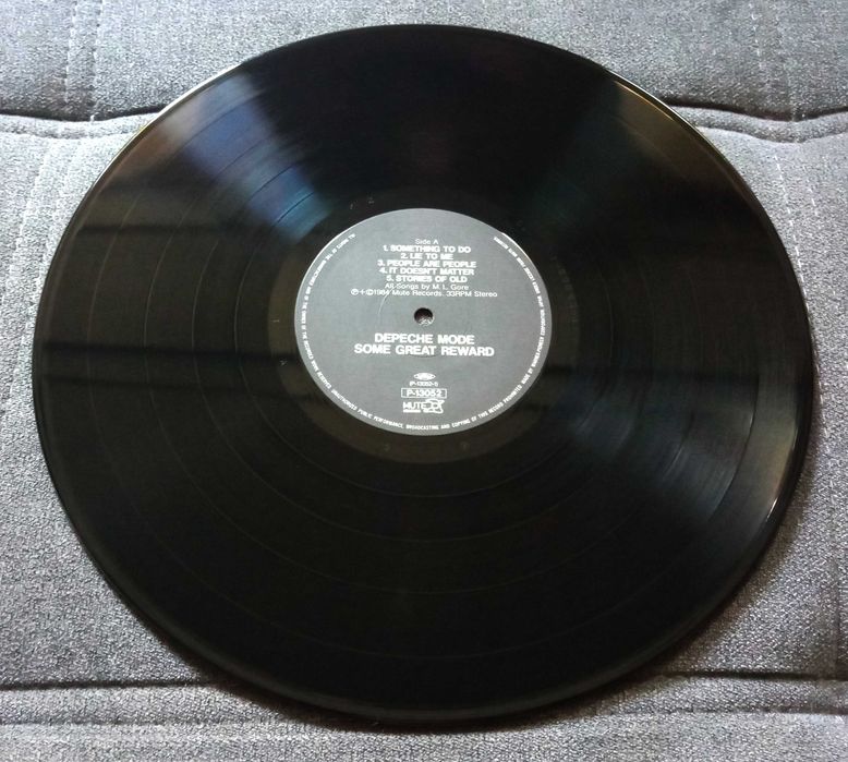 Depeche Mode Some Great Reward winyl 1press 1984 Japan Obi