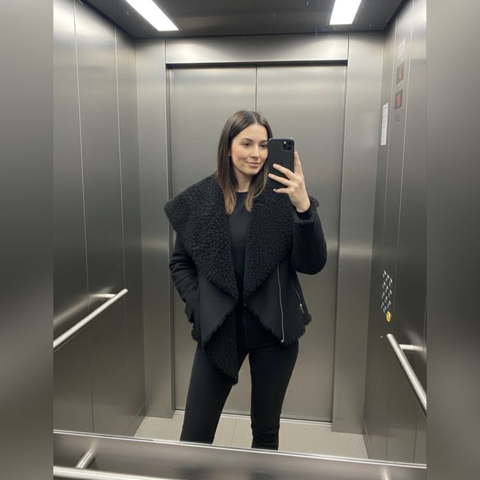 Oasis XS kurteczka Kożuszek narzutka S M